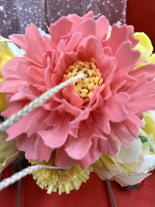 Mini bijūno žiedas žvakė