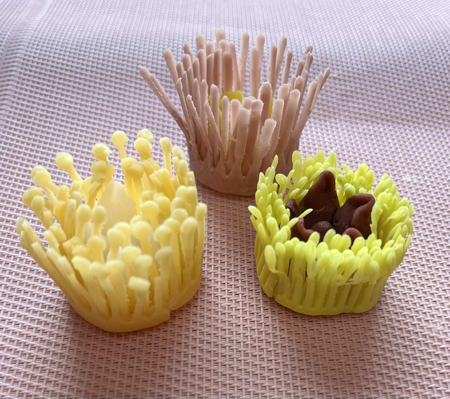 Silikoninės formelės gėlių kuokeliams